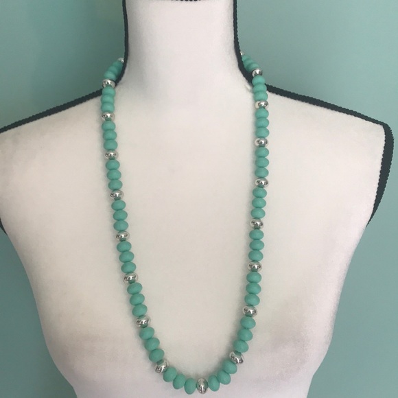Jewelry - 🛍 TURQUOISE SILVER NECKLACE BEADS NEW